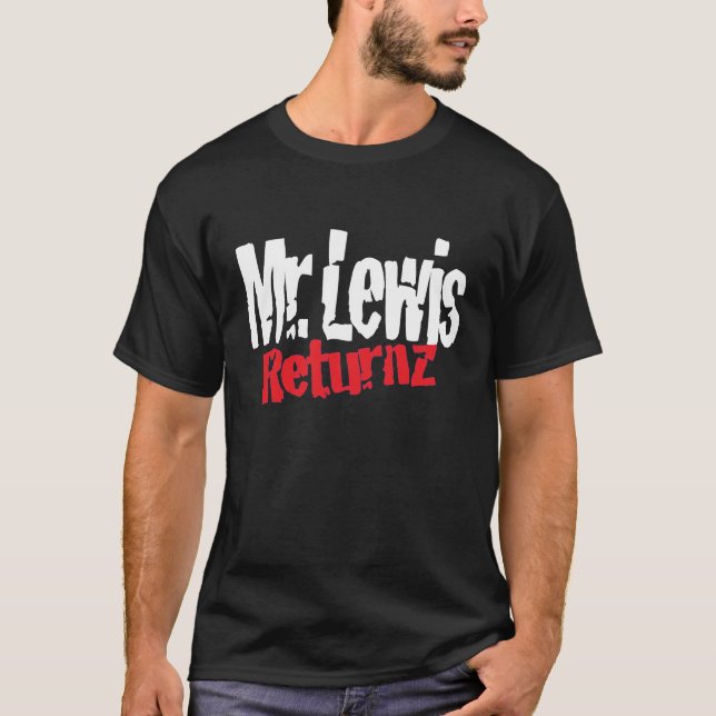 Das T-Shirt Mr.Lewis_Returnz Männer (Vorderseite)