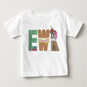 Das T-Shirt   NEWARK, NJ (EWR) des Babys