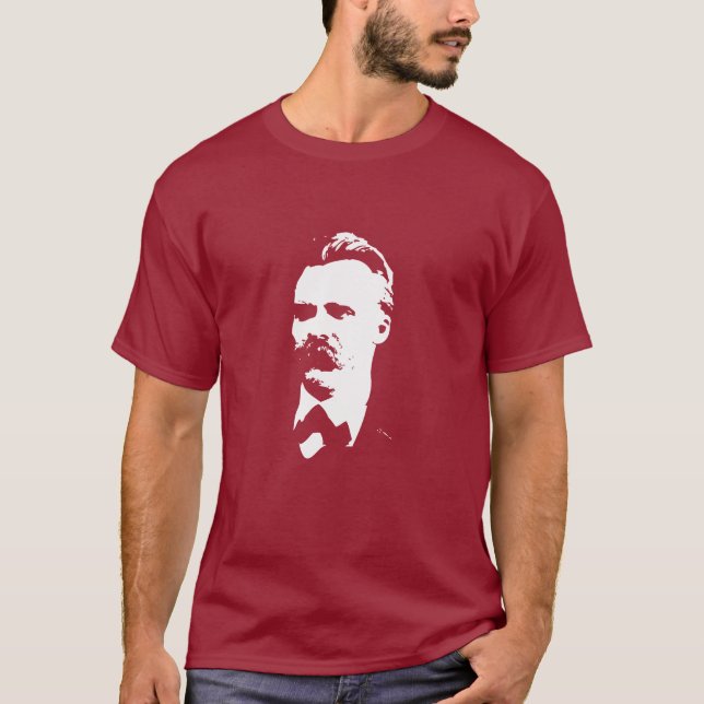 Das T-Shirt Nietzsche Männer (Vorderseite)