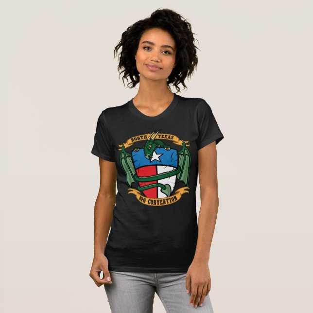 Das T-Shirt NTRPGCon Frau (Vorne ganz)