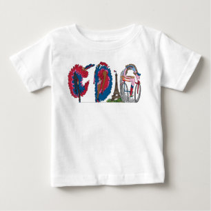 Das T-Shirt   PARIS, Franc (CDG) des Babys