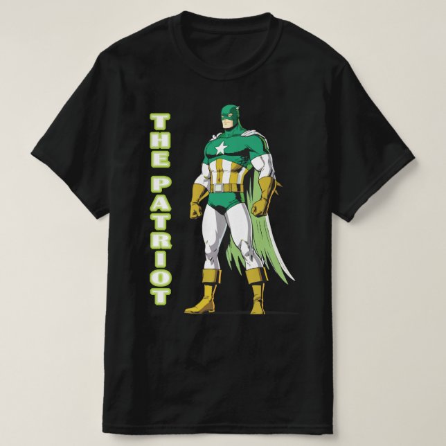 Das T-Shirt Patriot Classic Superhero (Design vorne)