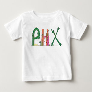 Das T-Shirt PHOENIX, AZ (PHX) des Babys