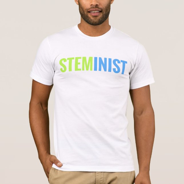 Das T-Shirt STEMinist Männer (Vorderseite)