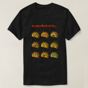 Das T-Shirt 'The Many Moods of a Taco Dark'