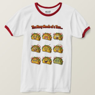 Das T-Shirt 'The Many Moods of a Taco Ringer'