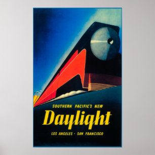 Das Tageslicht-Zug-fördernde Plakat