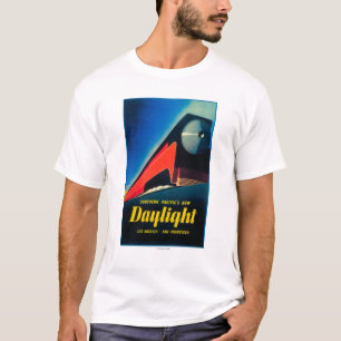 Das Tageslicht-Zug-fördernde Plakat T-Shirt