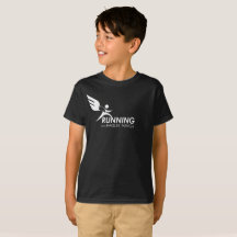 Das Tagless der Kinder T-Shirt: Laufen mit Eagles