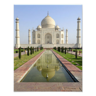 Das Taj Mahal, Agra, Uttar Pradesh, Indien, Fotodruck