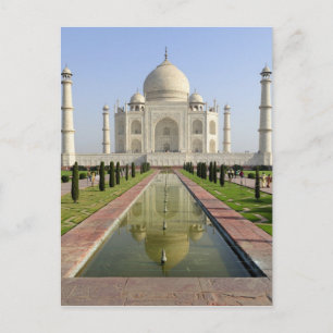 Das Taj Mahal, Agra, Uttar Pradesh, Indien, Postkarte