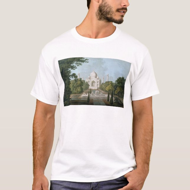 Das Taj Mahal, Agra, vom Garten T-Shirt (Vorderseite)