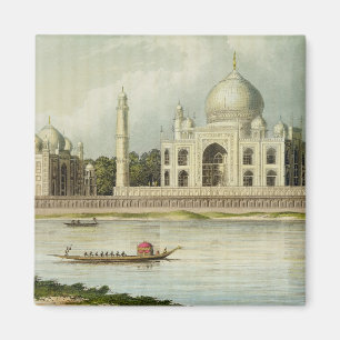 Das Taj Mahal, Grab des Kaisers Shah Jehan und Magnet