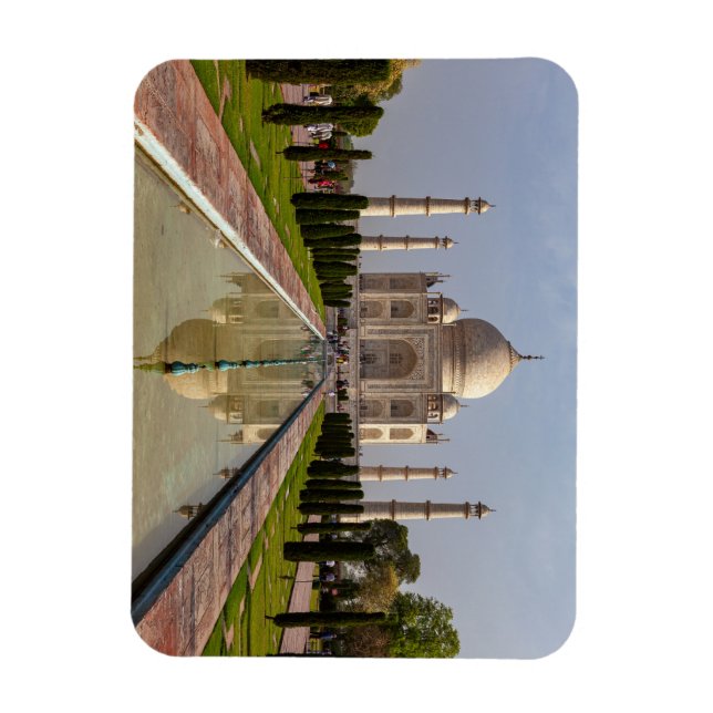 Das Taj Mahal in Indien Magnet (Vertikal)