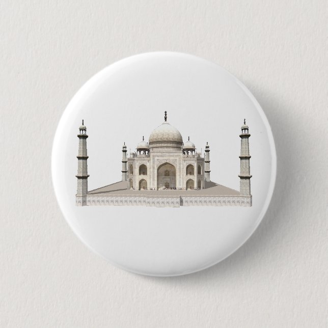 Das Taj Mahal: Modell 3D: Button (Vorderseite)