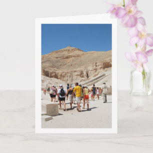 Das Tal der Könige, Tourgruppe, Ägypten Karte