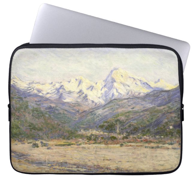 Das Tal der Nervia Claude Monet Laptopschutzhülle (Vorderseite)