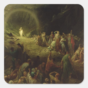 Das Tal der Risse, 1883 Quadratischer Aufkleber