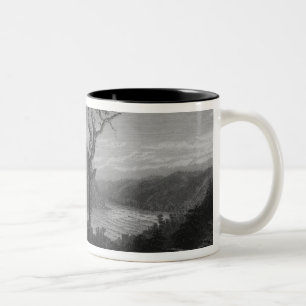 Das Tal des Shenandoah, von Jefferson Zweifarbige Tasse
