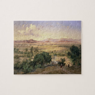 Das Tal von Mexiko vom niedrigen Ridge von Tacubay Puzzle