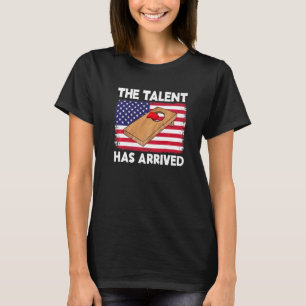 Das Talent hat das Bean-Tag-Cor des Cornhole-Teams T-Shirt