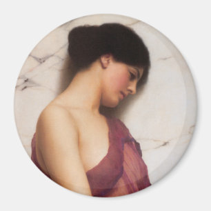 Das Tambourine Girl von John William Godward Magnet