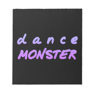 Das Tanzmonster Notizblock