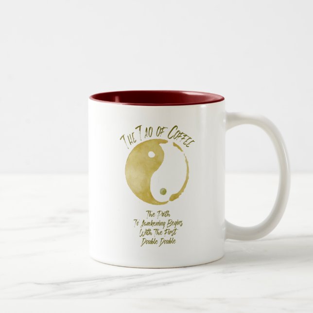 Das Tao des Doppelten Zweifarbige Tasse (Rechts)