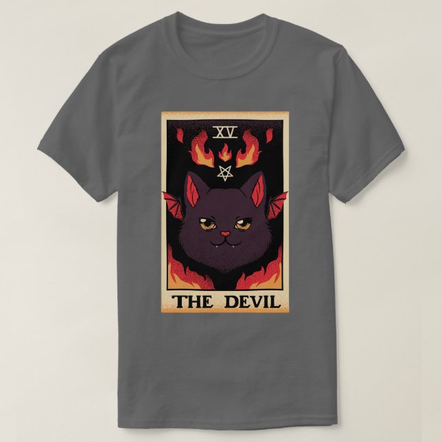 Das Tarot der bösen Katze von Tobe Fonseca T-Shirt (Design vorne)