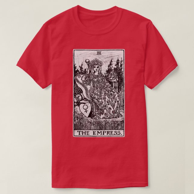 Das Tarot der Kaiserin und des großen Arkana T-Shirt (Design vorne)