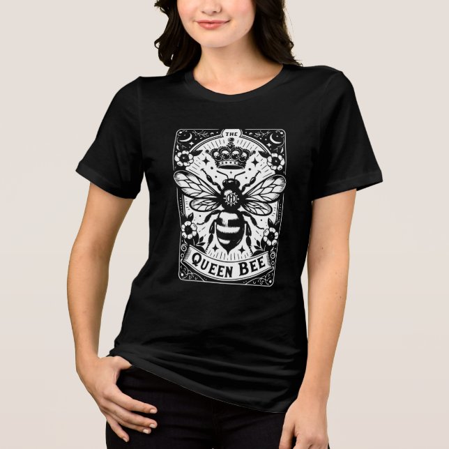 Das Tarot der Königin Tri-Blend Shirt (Vorderseite)