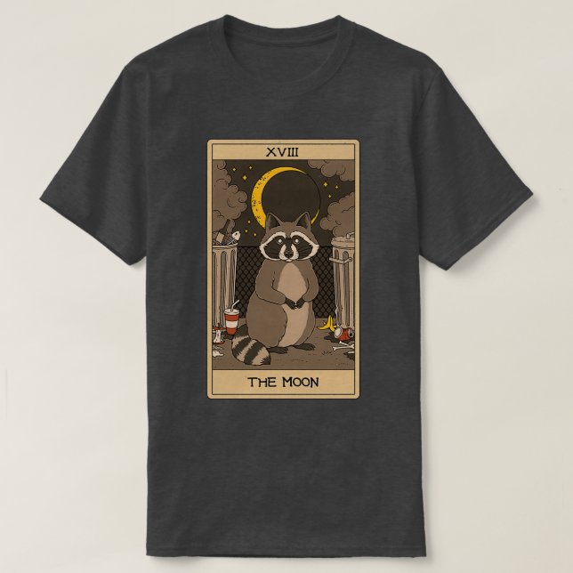 Das Tarot der Moon Raccoons T-Shirt (Design vorne)