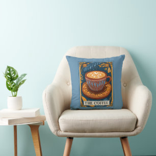 Das Tarot des Kaffees Kissen