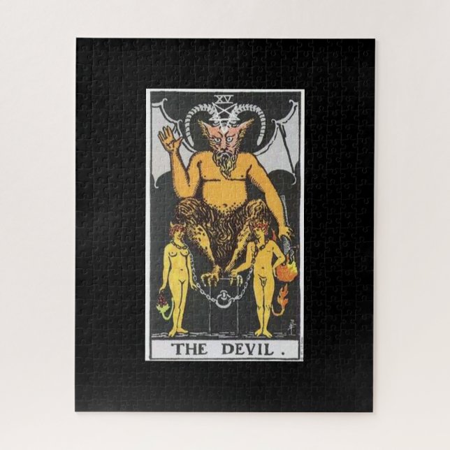 Das Tarot-Kartenpuzzle des Teufels Puzzle (Vertikal)