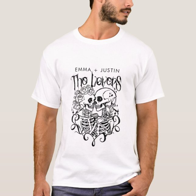 Das Tarot Lovers Personalisiert T-Shirt (Vorderseite)