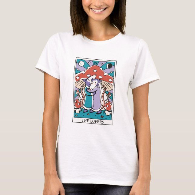 Das Tarot Lovers Possum T-Shirt (Vorderseite)