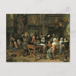 Das Tauffest, 1668 Postkarte