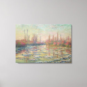 Das Tauwetter auf der Seine, nahe Vetheuil, 1880 Leinwanddruck