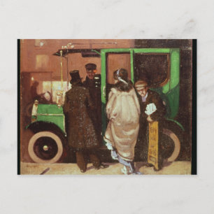 Das Taxi, c.1908-10 Postkarte