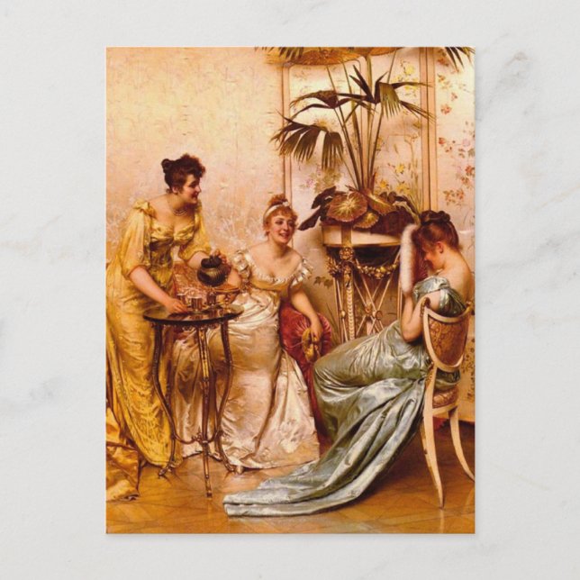 Das Tea-Party Postkarte (Vorderseite)