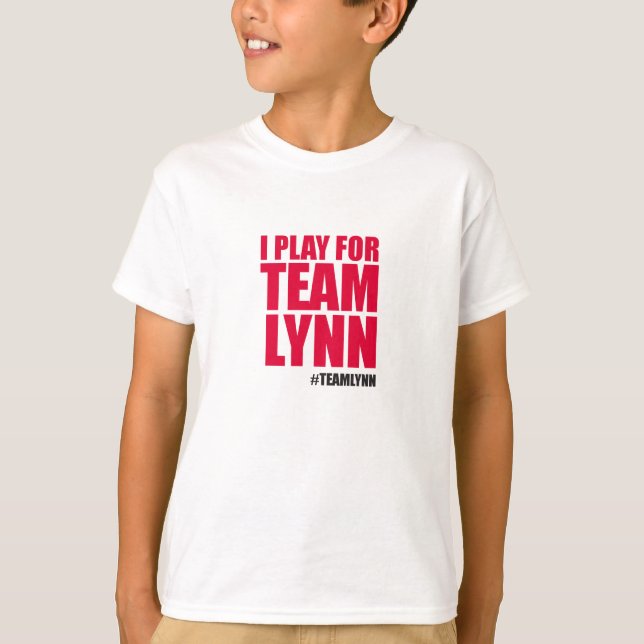 DAS TEAM-LYNN-T-Stück des Kindes T-Shirt (Vorderseite)