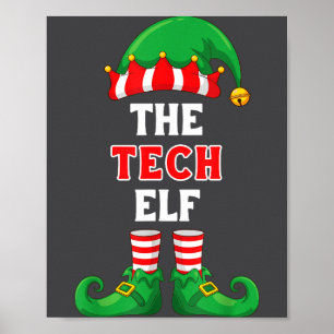 Das Tech-Elfen-Shirt Weihnachten für IT-Typ Tech-S Poster