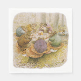 Das Tee-Party der Toads (von Beatrix Potter) Serviette