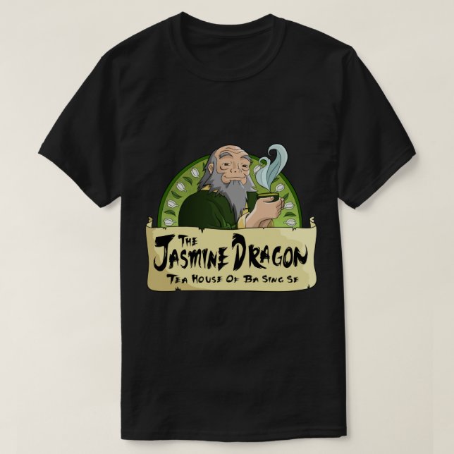 Das Teehaus des Jasmine-Drachen T-Shirt (Design vorne)