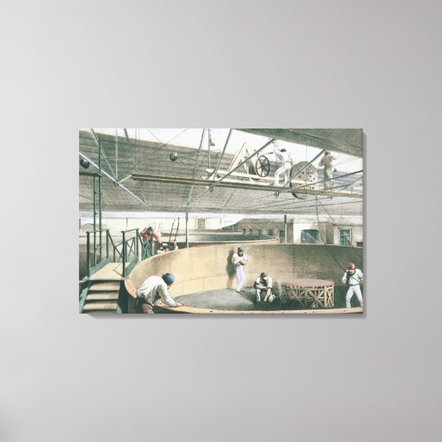 Das Telegrafenkabel in den Tanks an den beiden Leinwanddruck (Vorderseite)