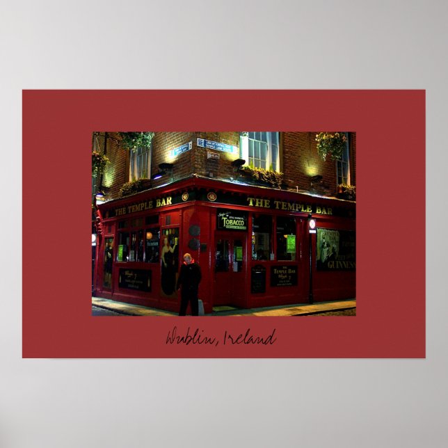 Das Temple-Bar Poster (Vorne)