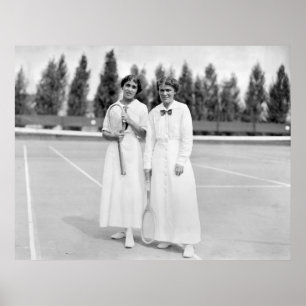 Das Tennis Champions, 1913 der Frauen Poster