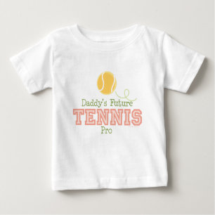 Das Tennis-Probaby-T-Shirt des Vatis zukünftiges Baby T-shirt