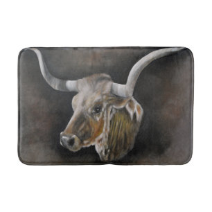 Das Texas Longhorn Badematte