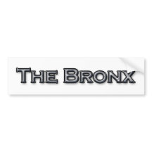 Das Text-Logo Bronx New York